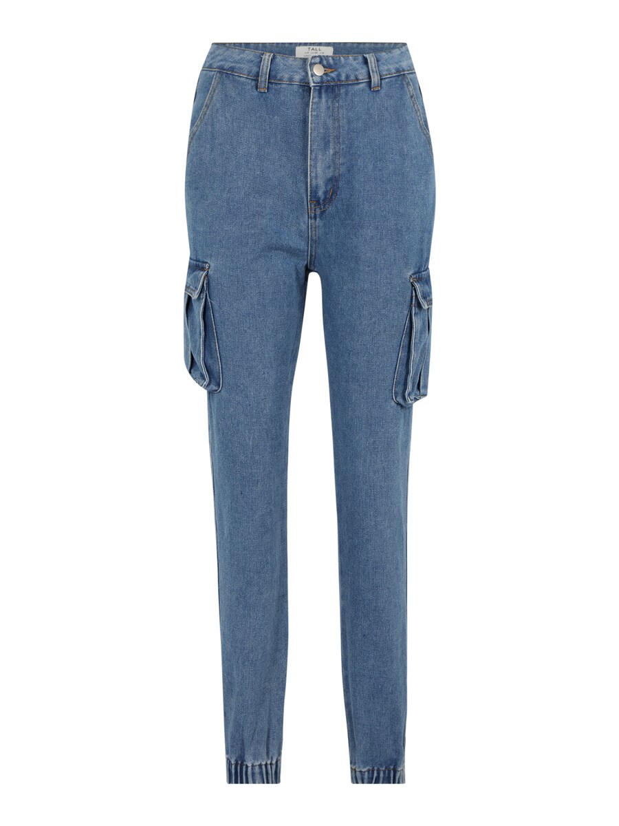 

Зауженные джинсы-карго Dorothy Perkins Tall, синий деним