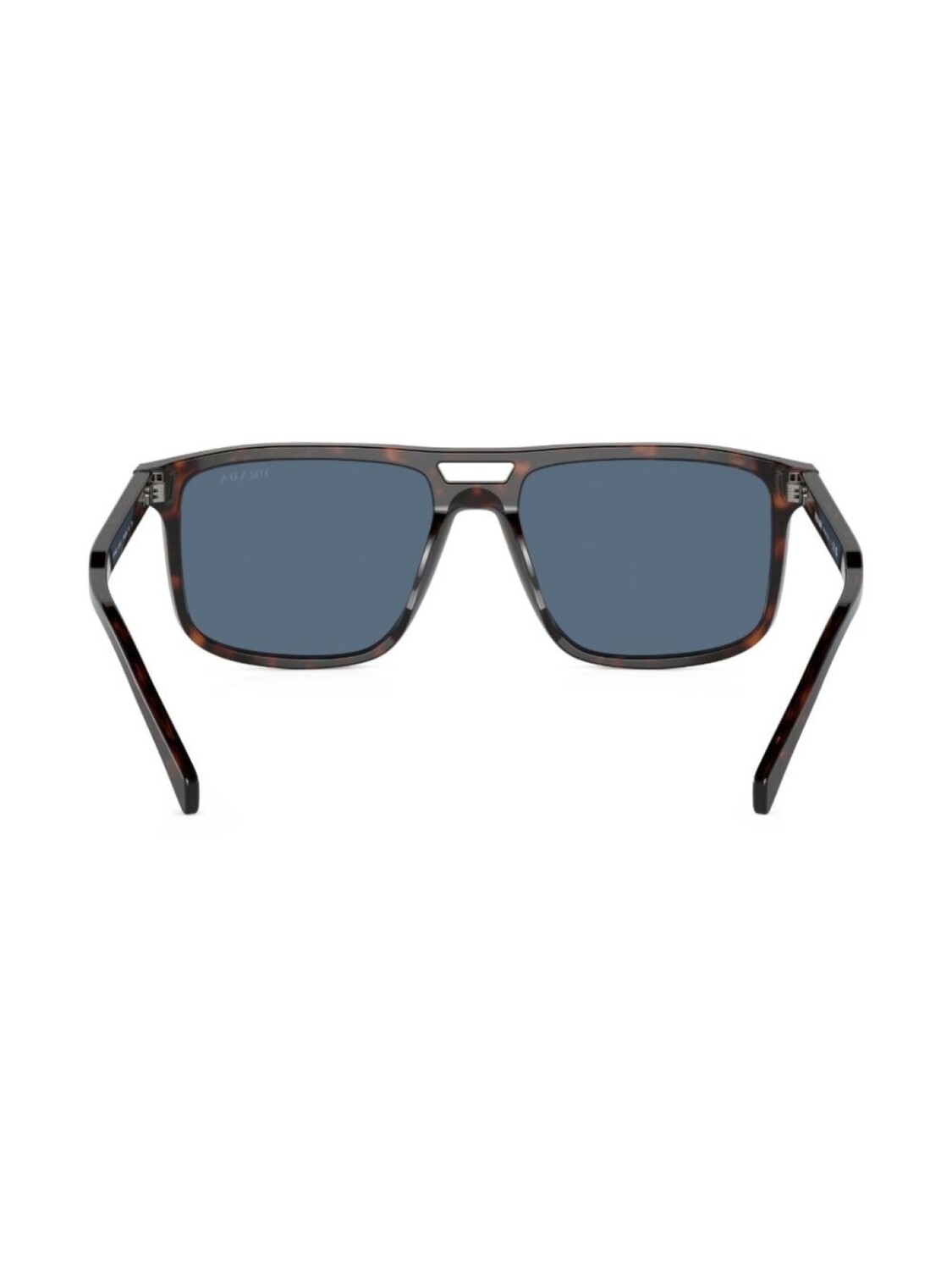 Prada Eyewear солнцезащитные очки Prada PR A22S в квадратной оправе, коричневый — фото 4