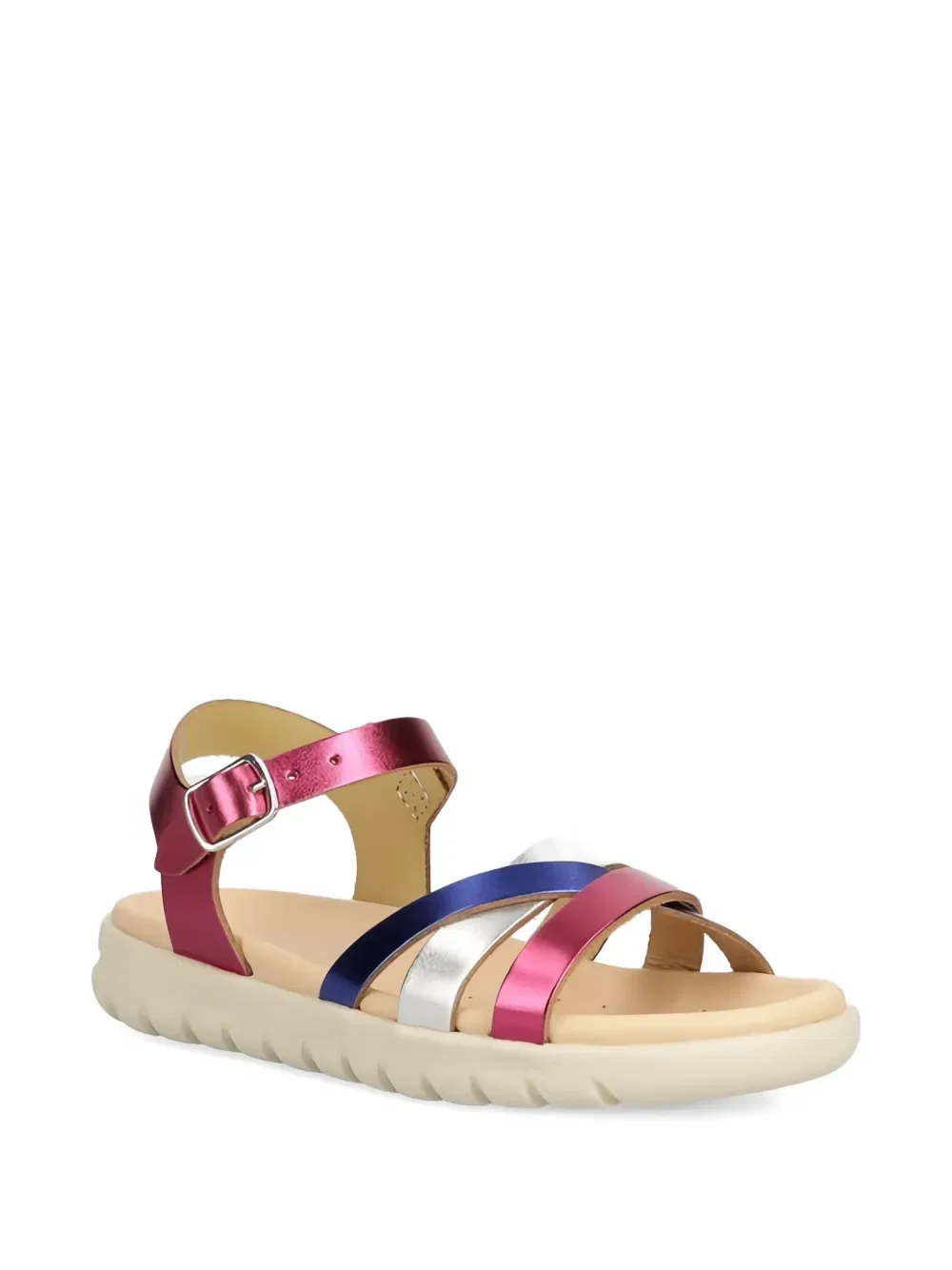 Кожаные сандалии Soleima Geox Kids, розовый