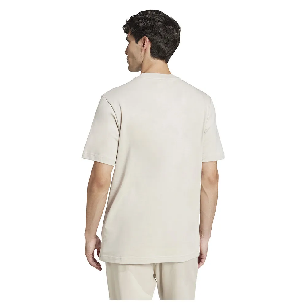 Футболка с коротким рукавом adidas Essentials Small Logo Single Jersey, бежевый — фото 2