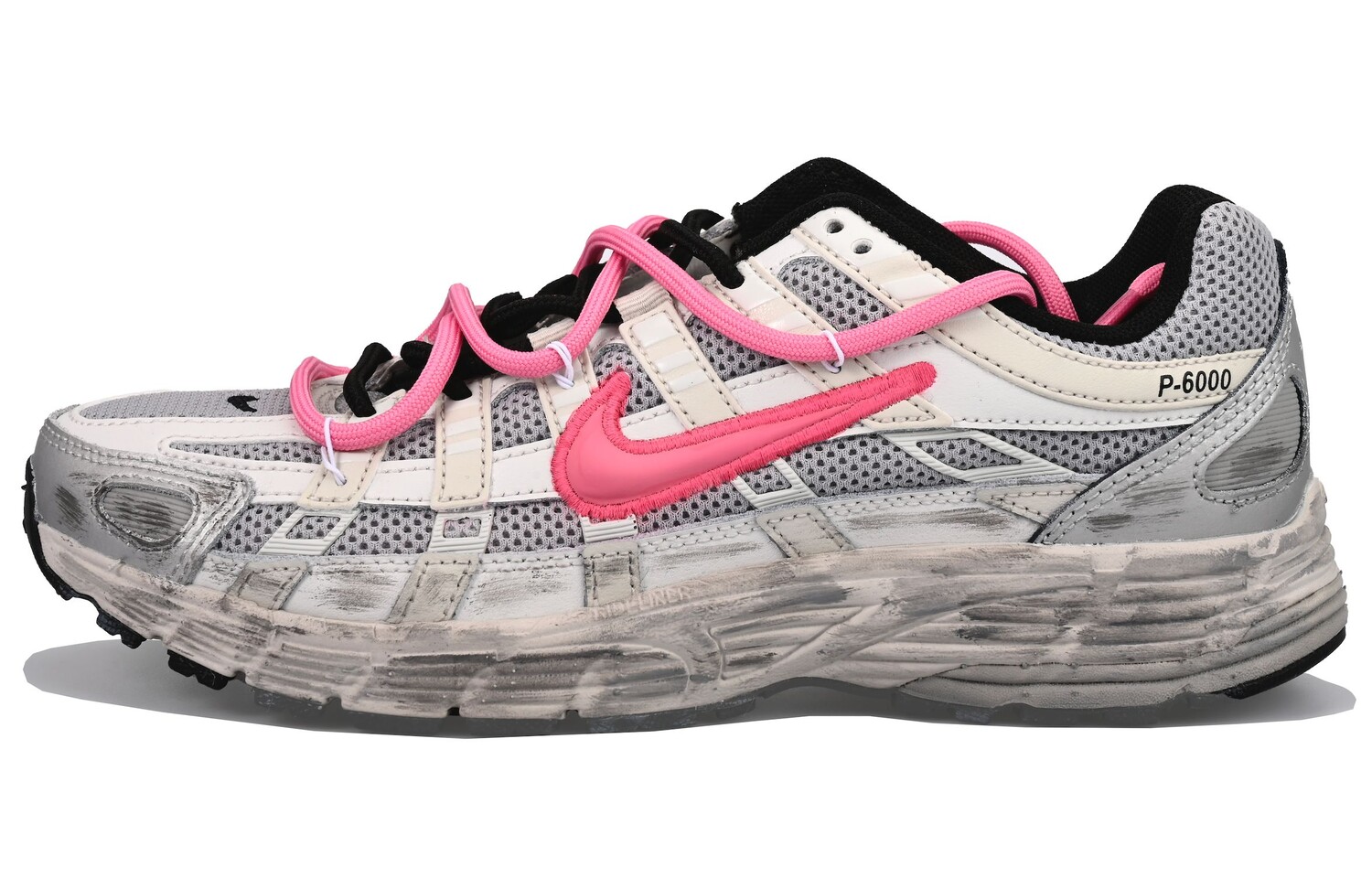

Кроссовки для бега P-6000 унисекс с низким верхом серые/розовые Nike
