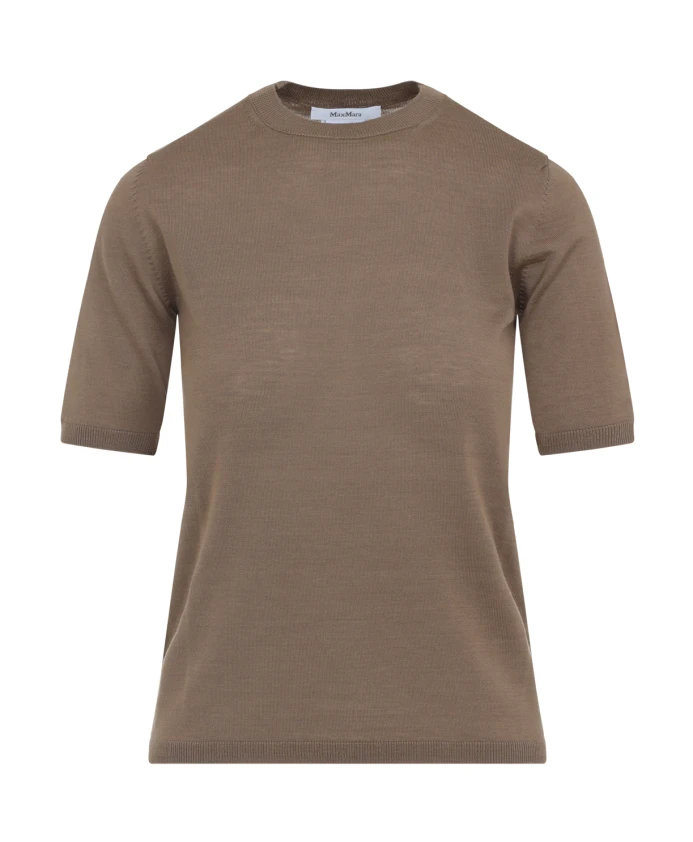 

Элегантный пуловер телесного цвета, осень-зима 2025. Max Mara, коричневый