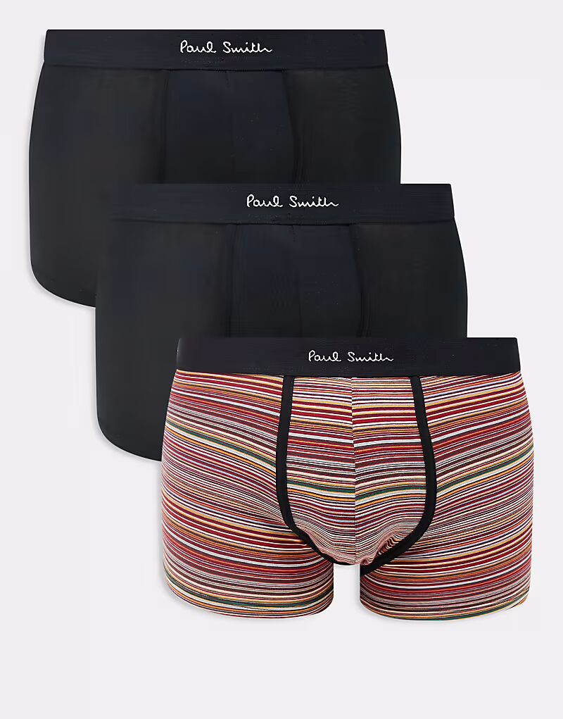 

Paul Smith 3 пары трусов с логотипом в нескольких цветах PS Paul Smith