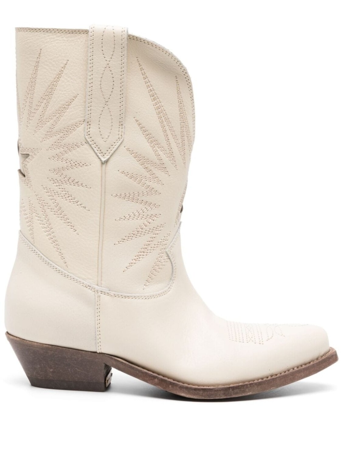 

Golden Goose Low Wish Star boots, нейтральный цвет