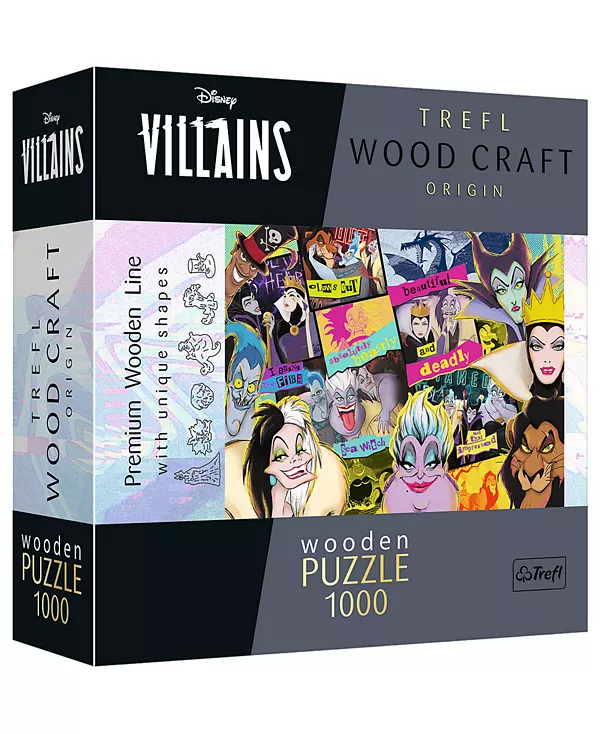 

Деревянный пазл из 1000 деталей – Диснеевские злодеи Trefl, multi-color