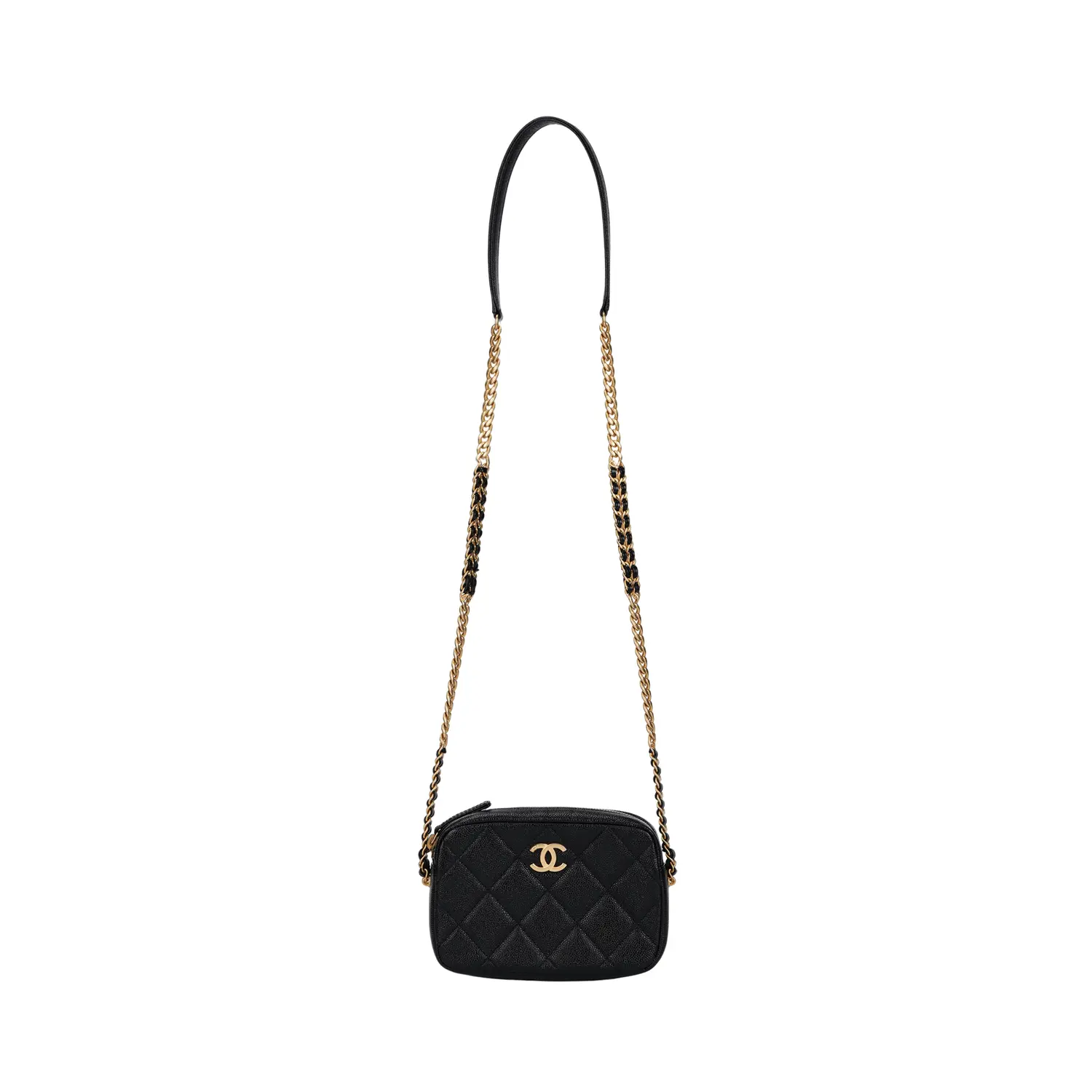 

CHANEL Сумка для фотоаппарата из кожи икры коровы