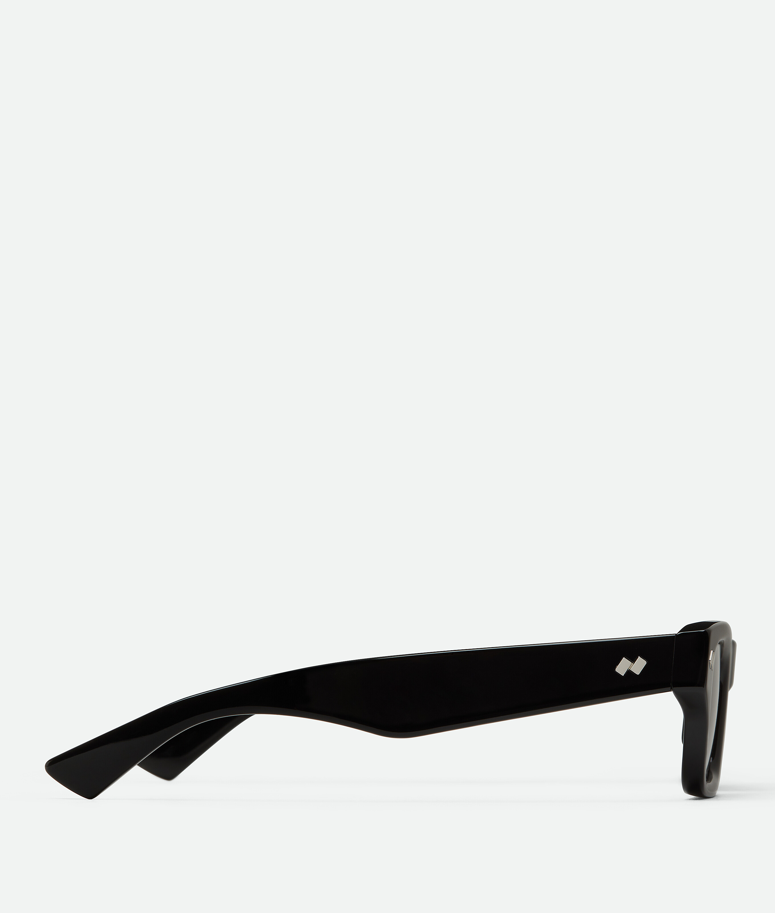 Dizzy square sunglasses BOTTEGA VENETA, черный/серый — фото 3