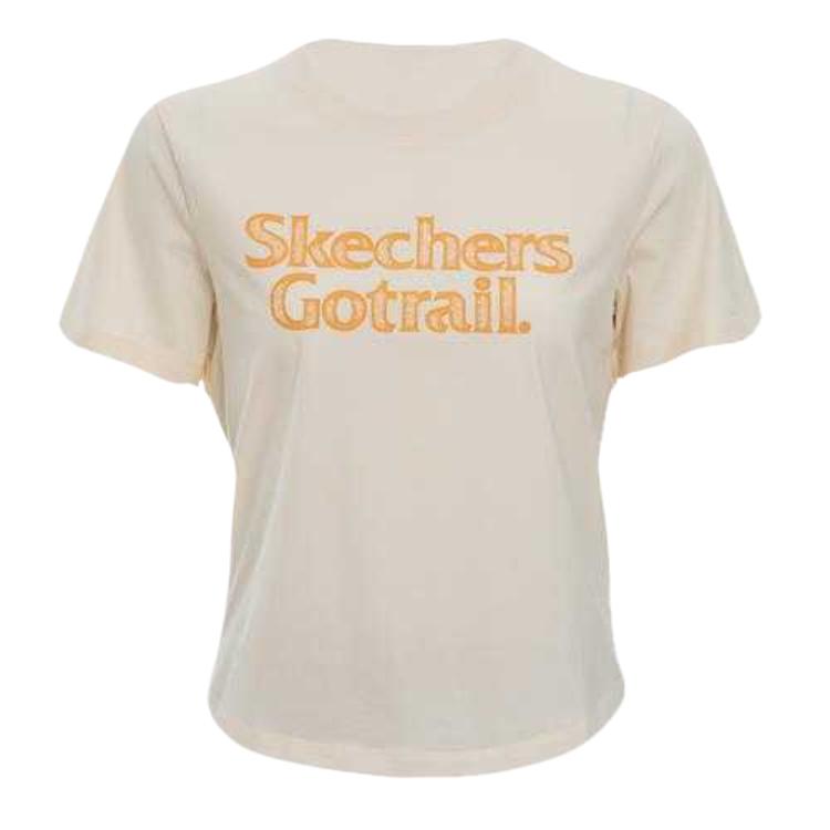 

Skechers Футболка Regular T Shirt Women's Ecru 00V7, Бежевый, Skechers Футболка Regular T Shirt Women's Ecru 00V7