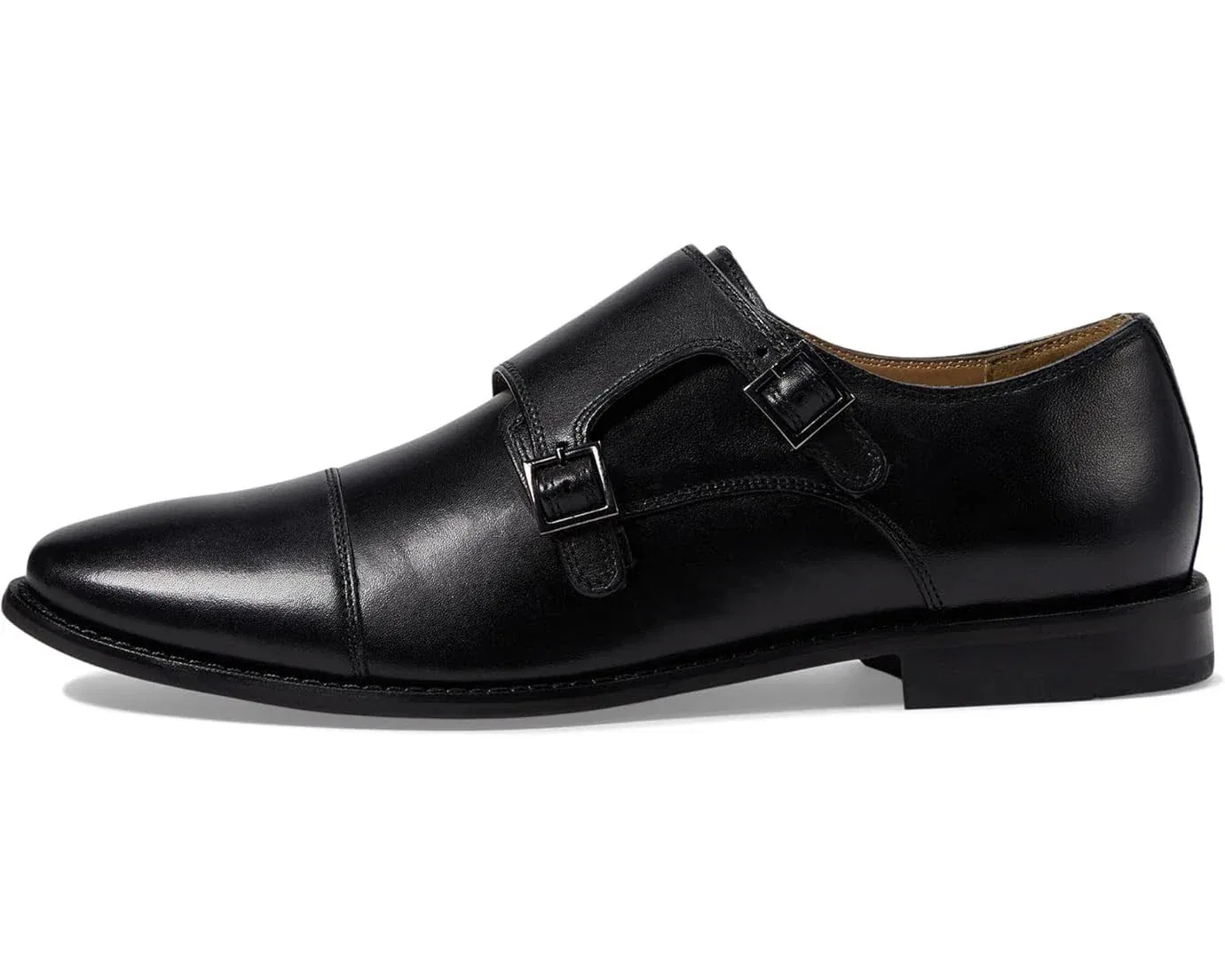 Мужские черные туфли Florsheim Montinaro с двойной пряжкой VER1080 — фото 2