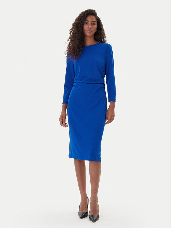 

Коктейльное платье slim fit LV044D062G Calvin Klein, синий