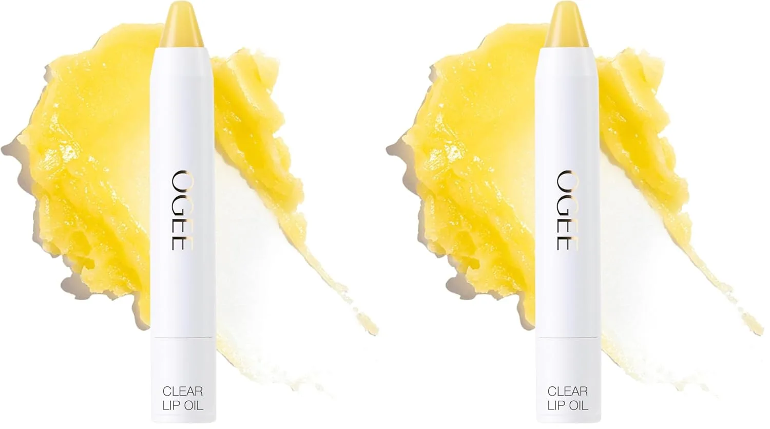 Ogee Sculpted Lip Oil - тинт для губ с 100% органическим кокосовым маслом, маслом жожоба и витамином E, в качестве бальзама или ночного ухода, CLEAR (2 шт) 1 шт. (2 шт.), Clear