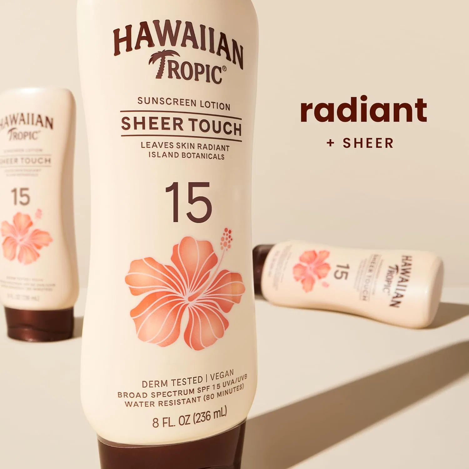 Лосьон для загара Hawaiian Tropic Sheer Touch SPF 15, 235 мл — фото 2