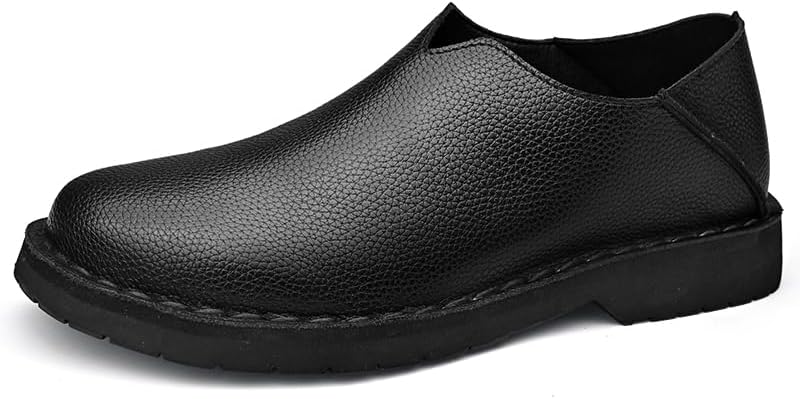 

Мужские повседневные низкие туфли с ручной прострочкой Sfwarmart, черный