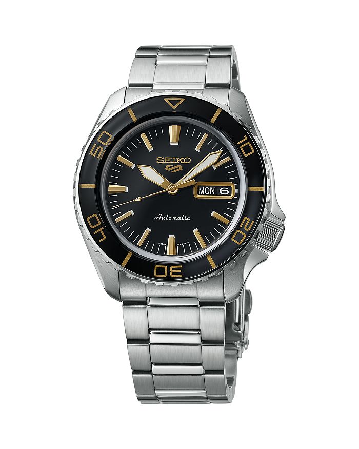 

5 Спортивные часы, 43 мм Seiko Watch, серебряный