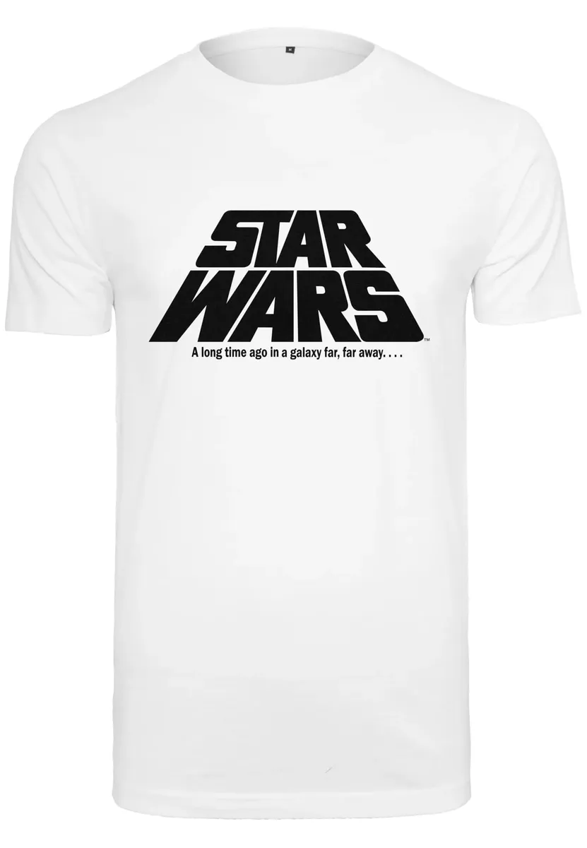 

Рубашка с короткими рукавами Merchcode "Мужская футболка Merchcode Star Wars Original Logo Tee", белый