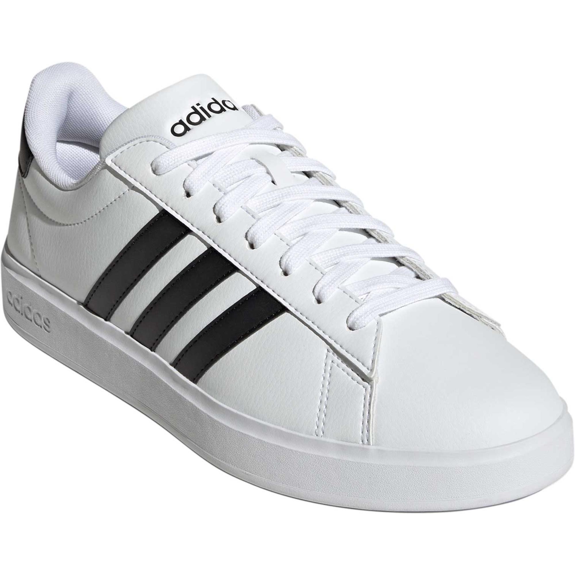 Мужские повседневные туфли Grand Court 2.0 Adidas, Cloud White/Core Black/Cloud White — фото 2