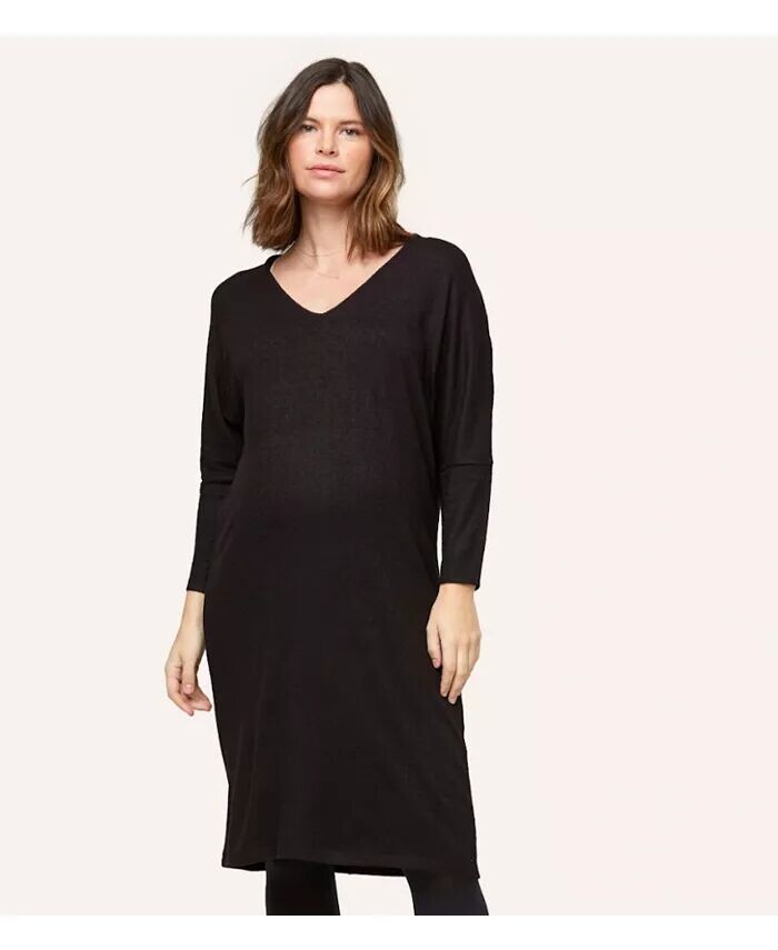 

Платье Куинн NOM Maternity, черный