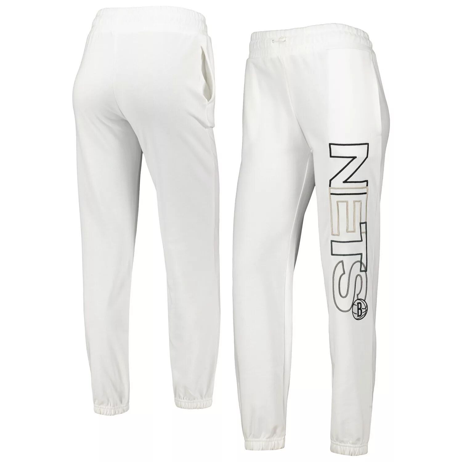 

Женские спортивные белые брюки Brooklyn Nets Sunray от Concepts