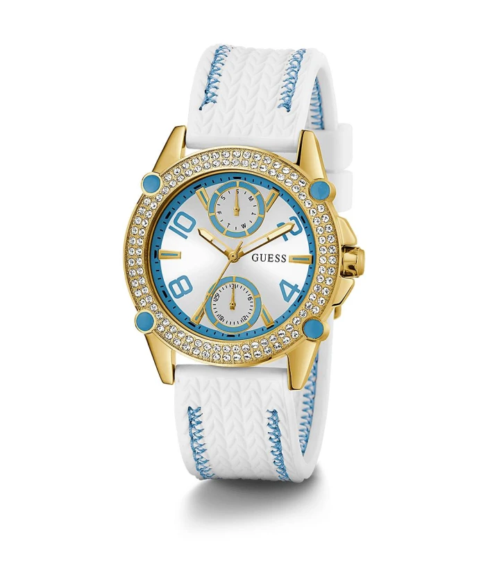 

Женские часы sporty spice 38 мм кожаный браслет gw0554l2 Guess, желтый