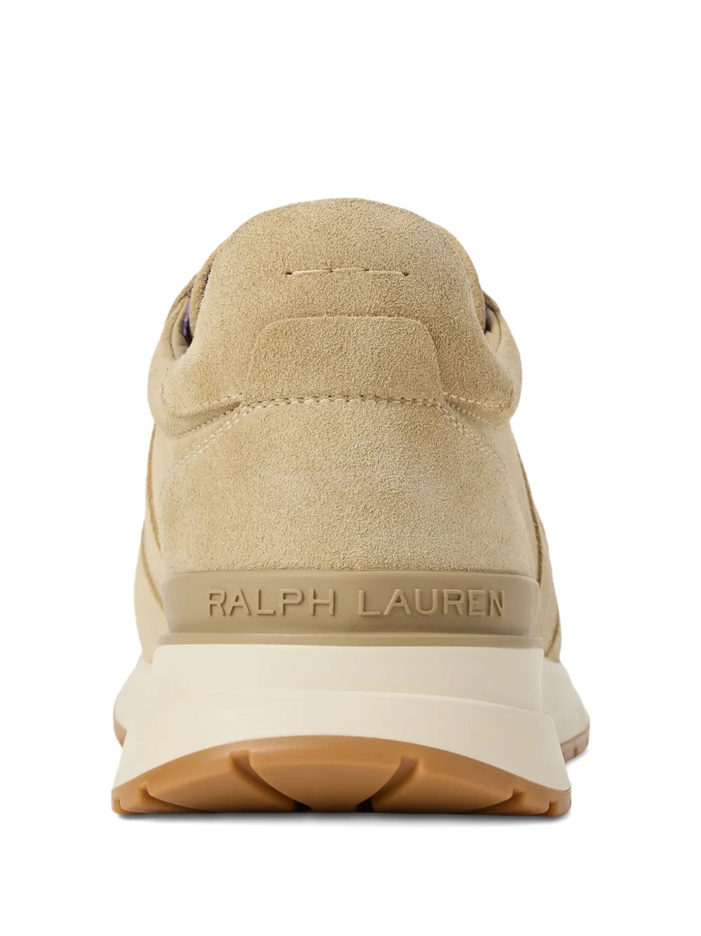 Кожаные кроссовки Ralph Lauren Purple Label, нейтральный — фото 3