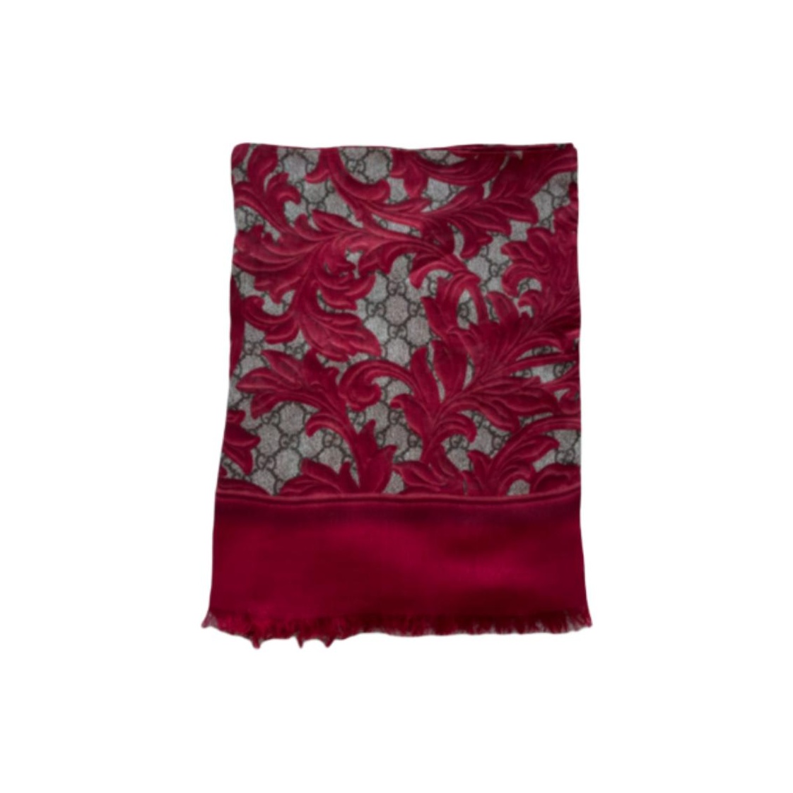 

Gucci Вязаный шарф из модала, унисекс, красный