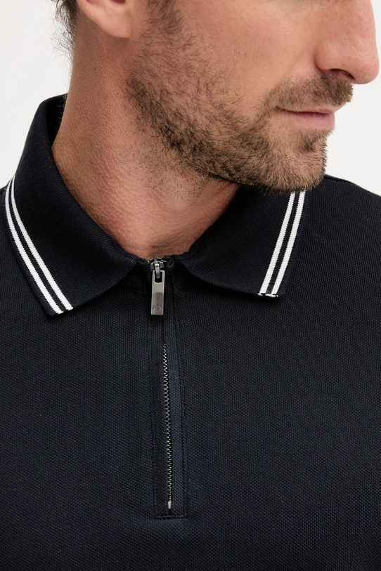 

Хлопковая поло Armani Exchange, темно-синий