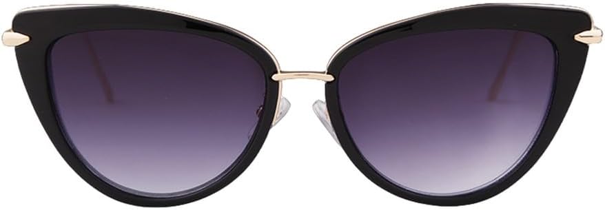 

Модные солнцезащитные очки «кошачий глаз» с металлическим покрытием, роскошные солнцезащитные очки с градиентными линзами, женские очки с HD-линзами и защитой от УФ-излучения UV400 для лета TKKTLLT, C5