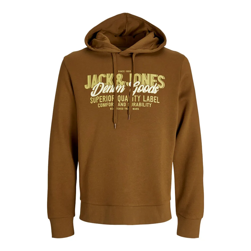 

Худи Jack & Jones Logo 2 Col, коричневый