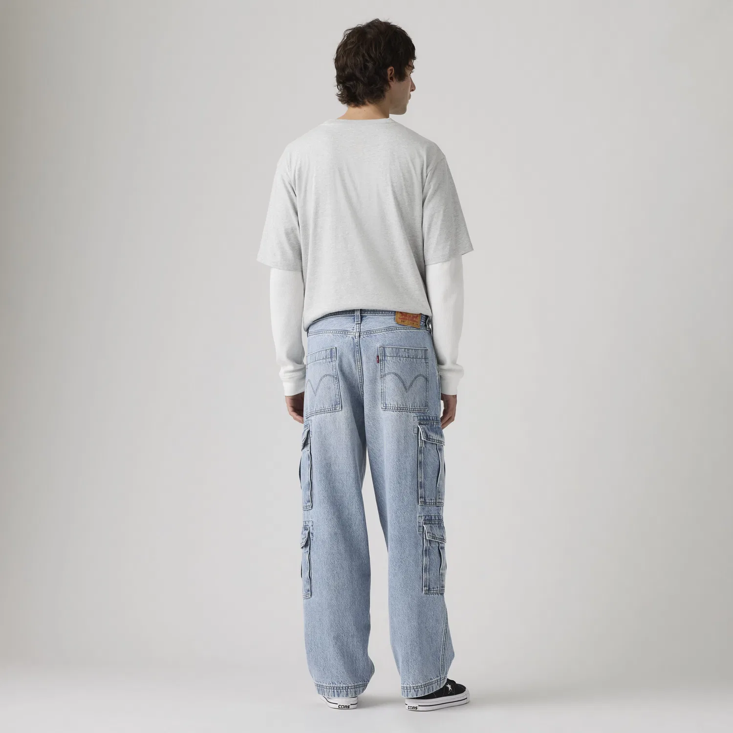 Мужские джинсы-карго свободного кроя 578 Levi's, Light Wash — фото 3
