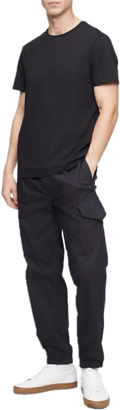 

Мужская футболка Calvin Klein Mens с коротким рукавом и круглым вырезом, свободный крой, Black, Черный, Мужская футболка Calvin Klein Mens с коротким рукавом и круглым вырезом, свободный крой, Black