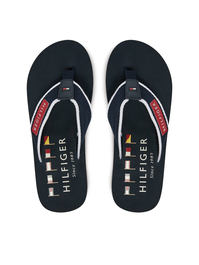 

Сланцы Patch Hilfiger Beach Sandal FM0FM05435 Tommy Hilfiger, синий