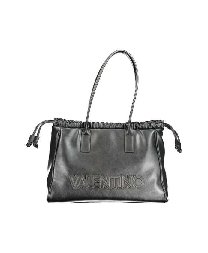 

Черная полиэтиленовая сумка с плечевыми ручками Valentino By Mario Valentino, черный