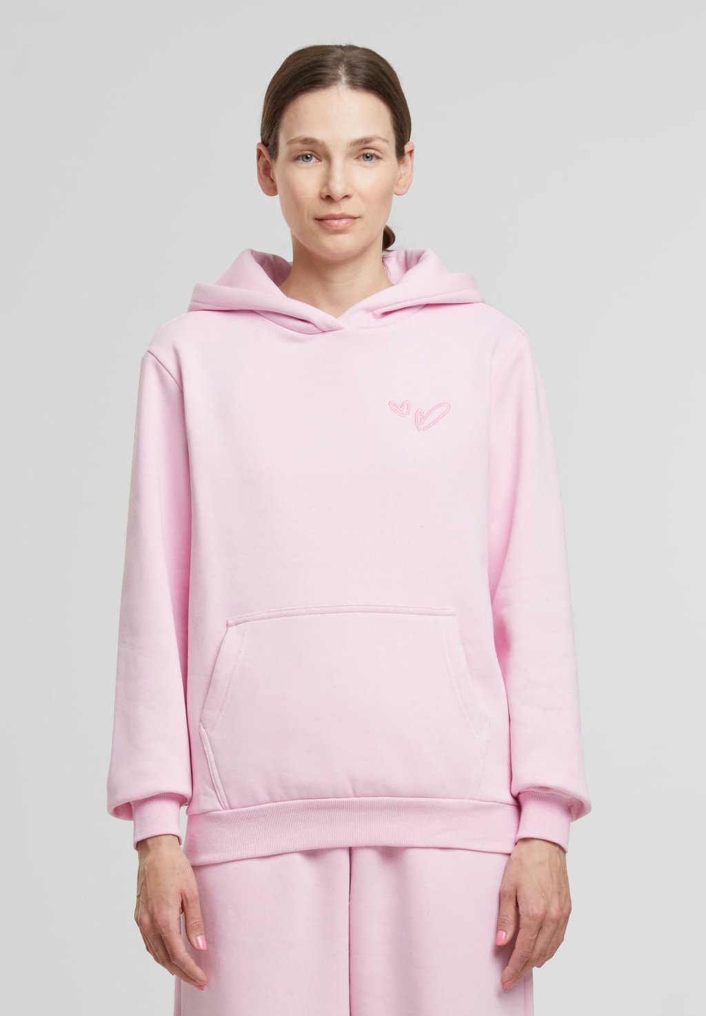 

Толстовка HEART SIGNS EMB FLUFFY - Hoodie Mister Tee, розовый