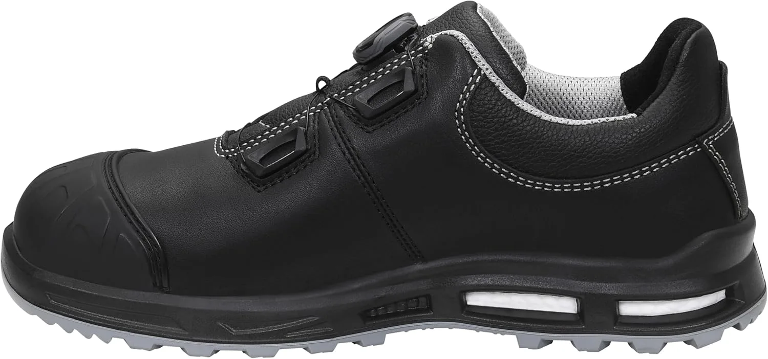 Защитная обувь ELTEN Reaction XXT Pro BOA Low ESD S3 для мужчин и женщин, кожа, пластиковый носок (легче стального), легкая, прочная, черный — фото 3