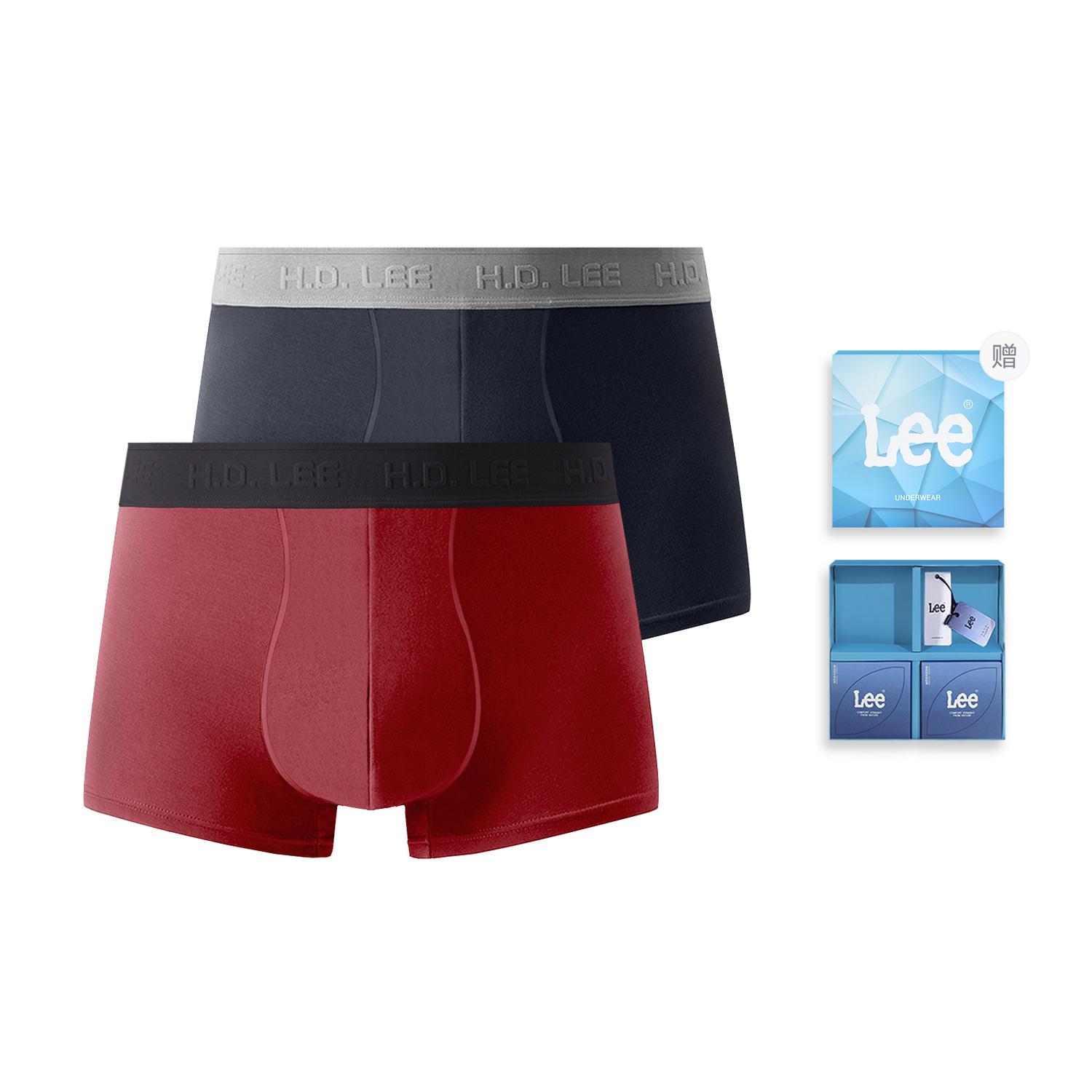 

Galaxy Underwear подарочные наборы мужские 2 шт Lee, темно-серый