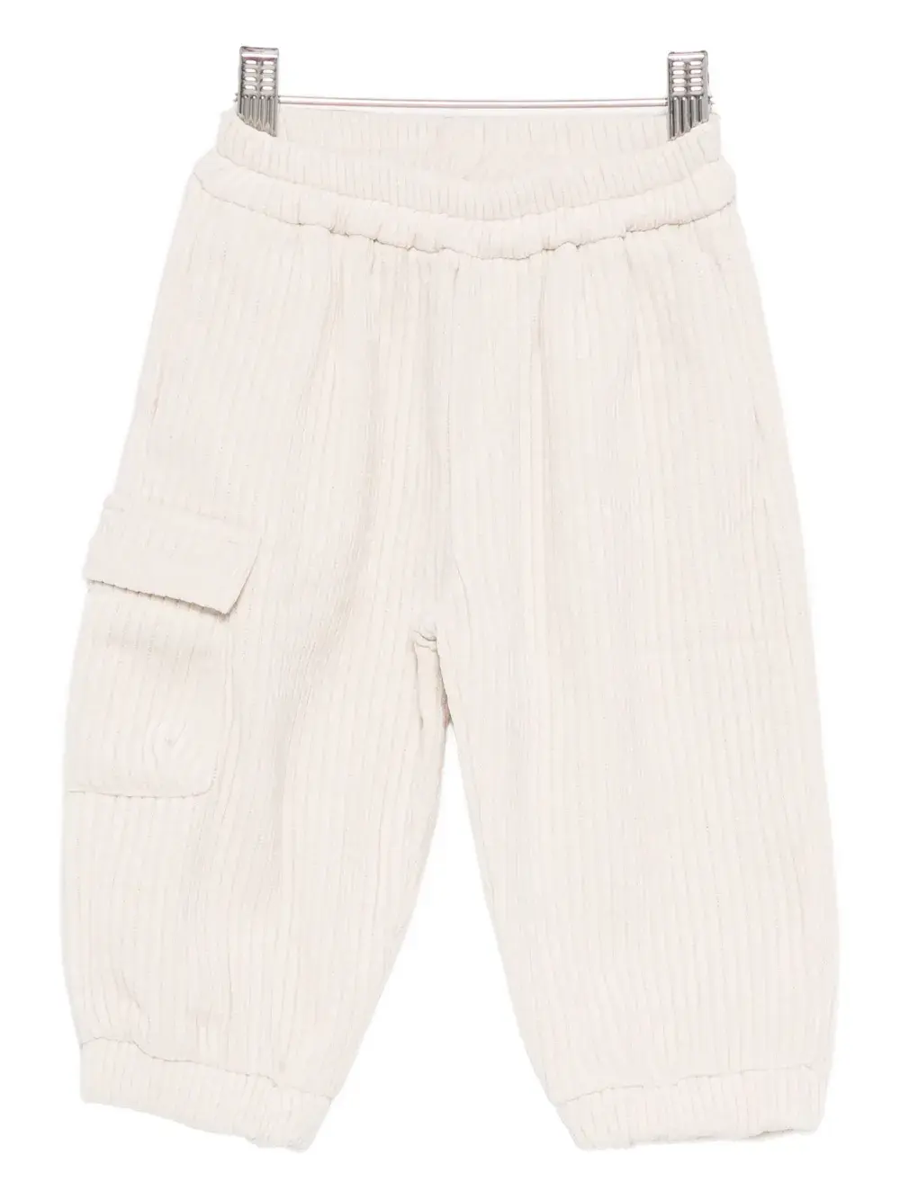 

Вельветовые брюки с карманами Miss Grant Kids, бежевый