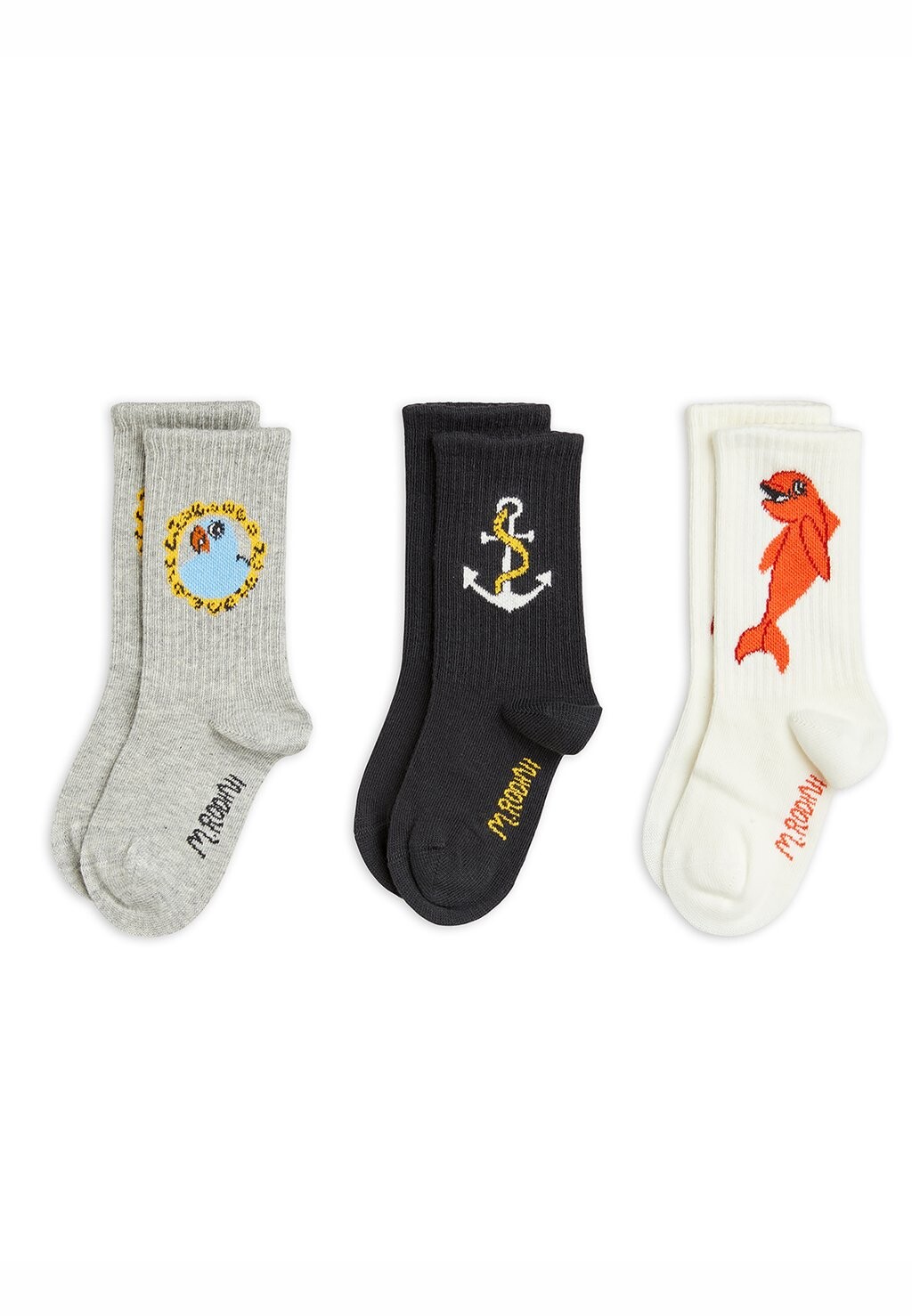 

Носки Dolphin 3 Pack Unisex Mini Rodini, мультиколор
