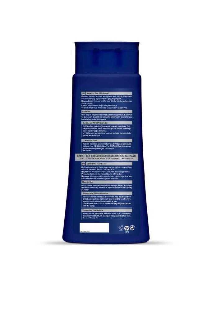 Мужской шампунь от перхоти и выпадения волос Bioblas Thermal Expert Bioblas — фото 3