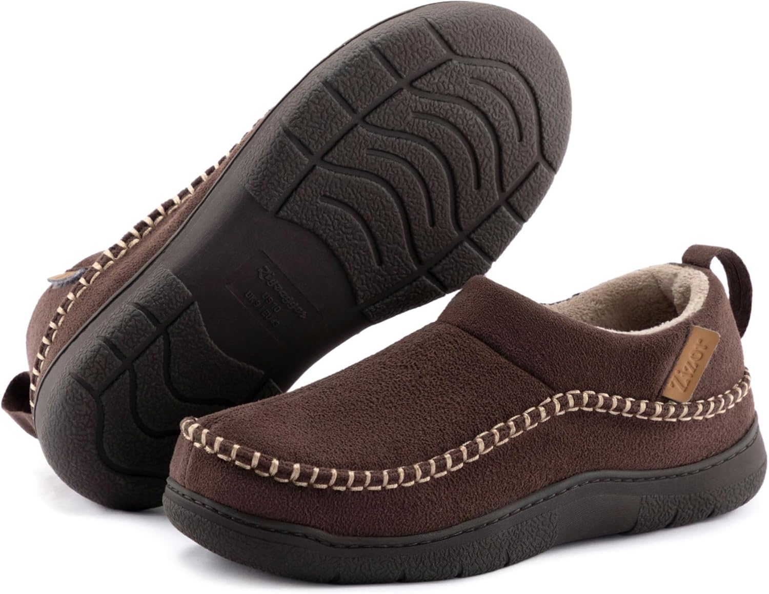 

Мужские мокасины Zizor для дома, тапочки для улицы и дома, Pumpkin