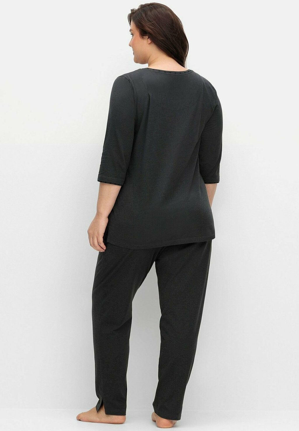 

Пижамный комплект SHEEGO SCHLAFANZUG-SET Sheego, цвет Mottled Anthracite