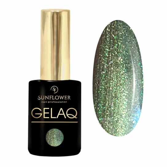 

Гибридный УФ-лак Gelaq, Kameleon Green 616 -, SUNFLOWER