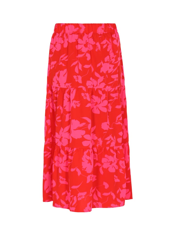 

Юбка длиной до колена IZIA, цвет red pink