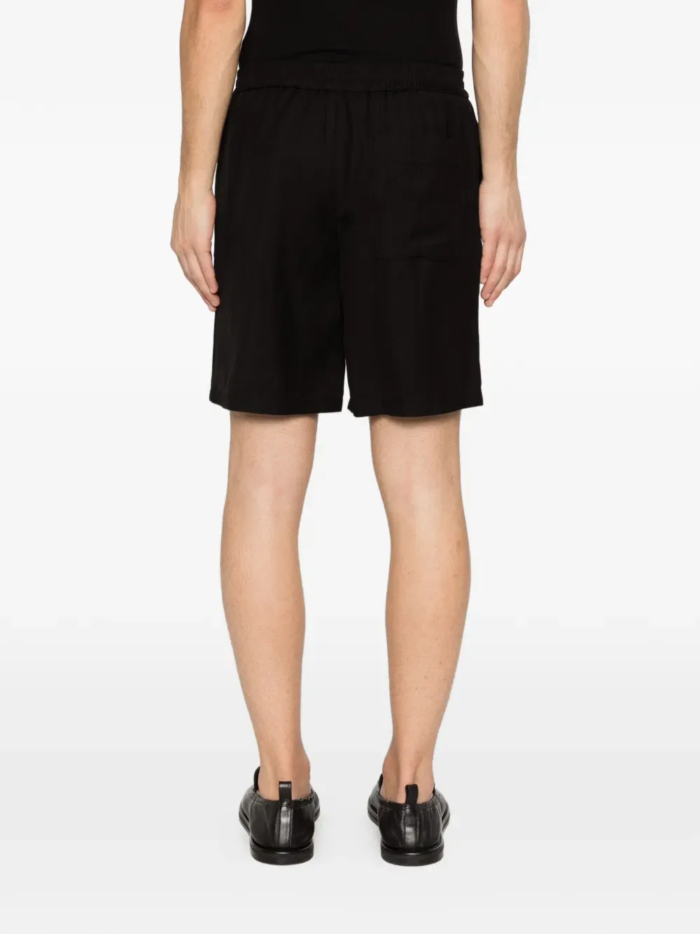 Эластичные шорты Ami Paris, черный — фото 4