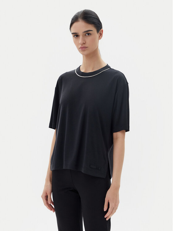 

Футболка оверсайз 7W000340 AF12956 UC001 Ea7 Emporio Armani, черный