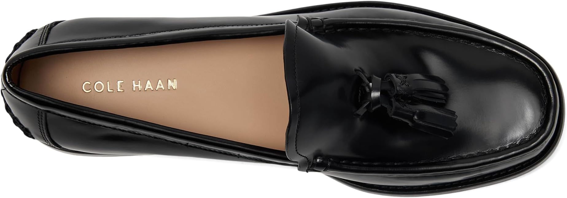 Лоферы Cole Haan Lana Lux Tassel Loafers, цвет Black Box Leather — фото 2
