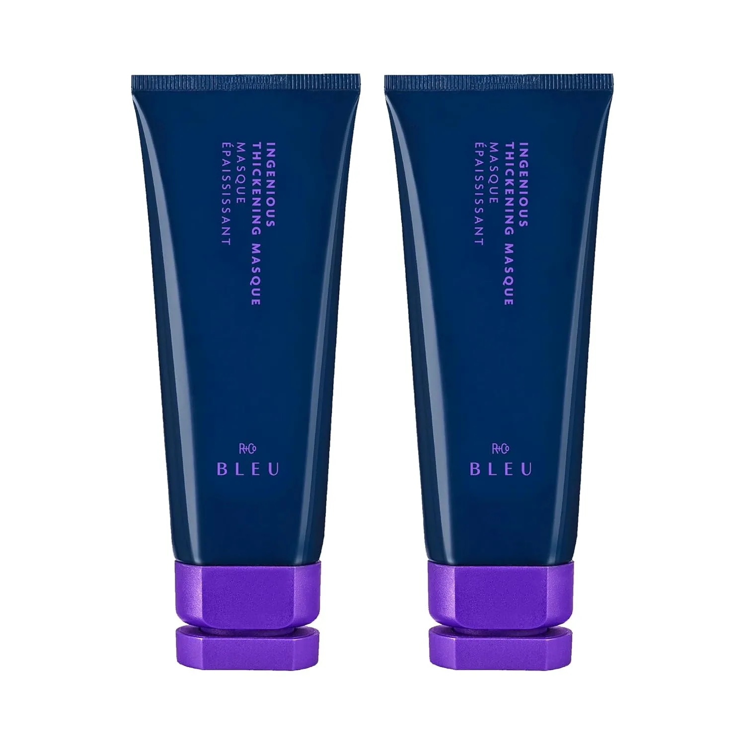 Маска для придания объема R+Co BLEU Ingenious Thickening Masque | Невесомое кондиционирование + глубокое питание + объем | Веганский продукт, экологичность + не тестируется на животных | 140 мл 283.50 г (2 шт.)