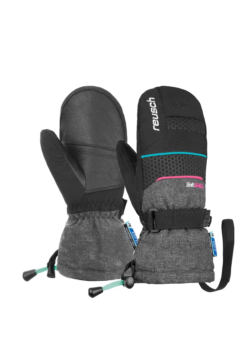 

Варежки Reusch "Connor R-TEX XT Junior Mitten", простого дизайна, серый
