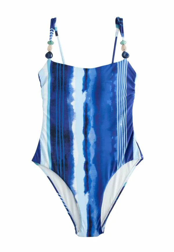 

Купальник для высоких девушек с бисерными бретелями, корректирующий живот. Next, Blue Tiedye Stripe, Синий, Купальник для высоких девушек с бисерными бретелями, корректирующий живот. Next, Blue Tiedye Stripe