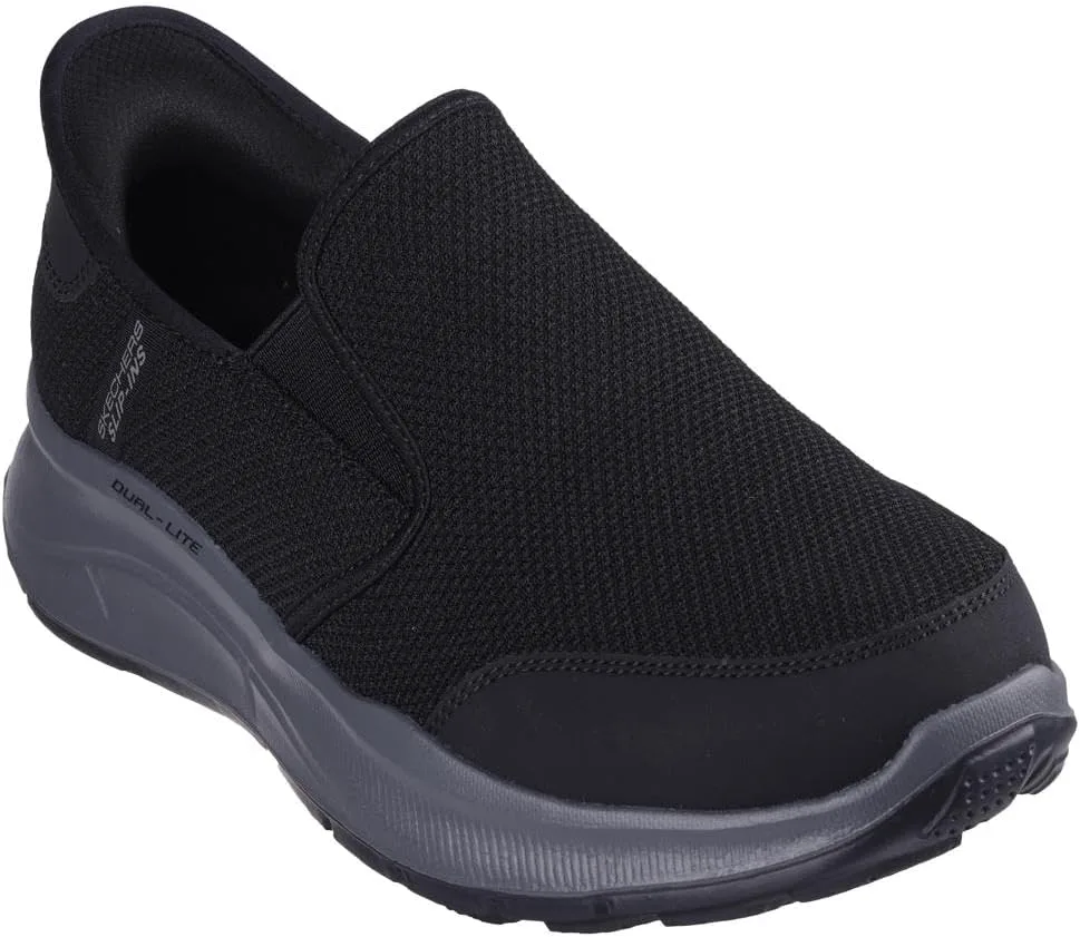 Мужские кроссовки Skechers Relaxed Fit Equalizer 5.0 без шнурков, черный — фото 3