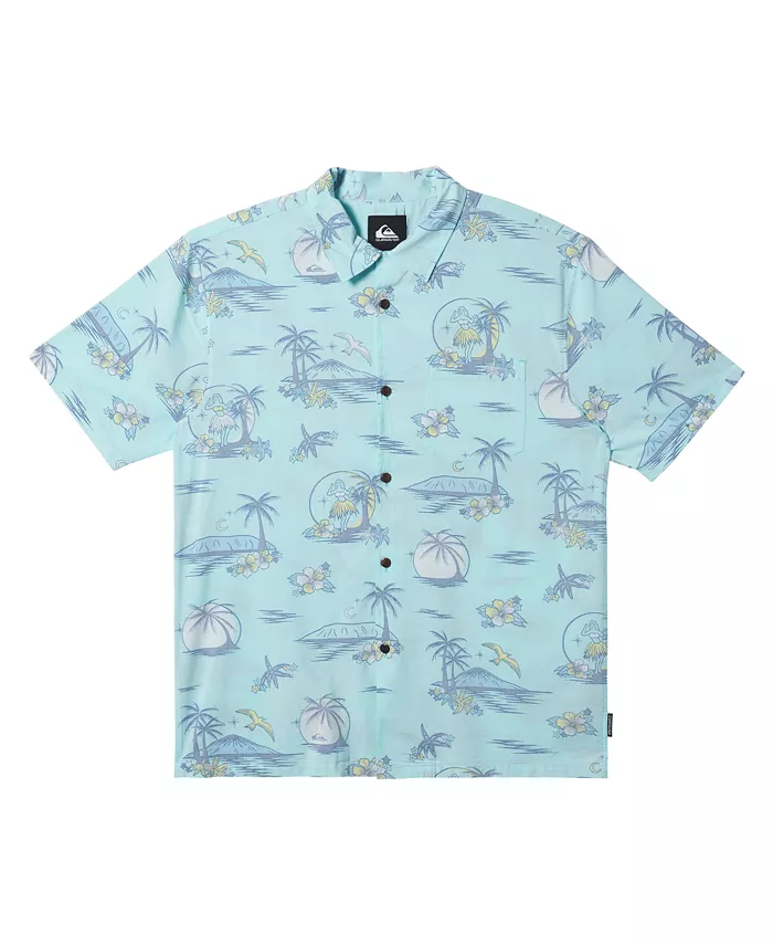 

Мужская рубашка с коротким рукавом Dna Destination Island Quiksilver, синий